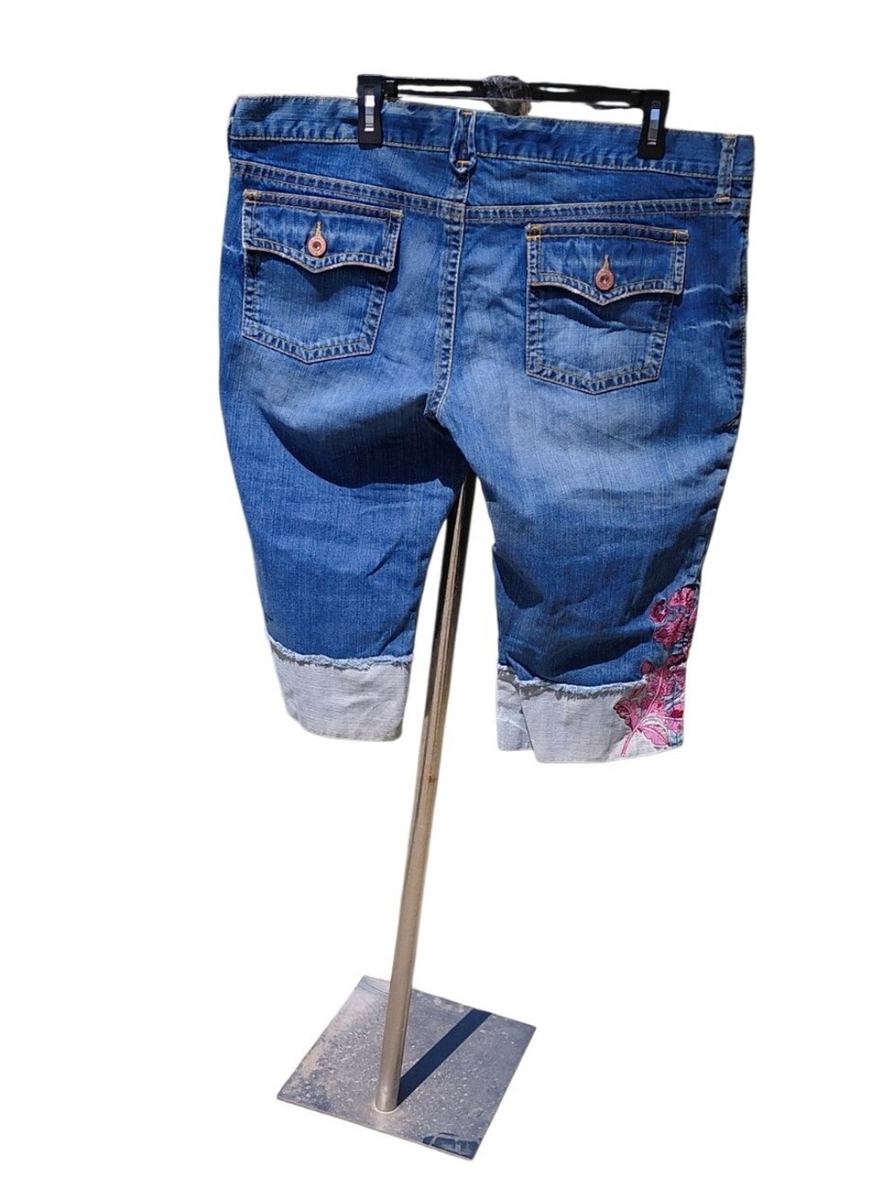 8161....Mixed Denim Jeans & Black Shorts Bundle - Blue + Black, Details Below. - Picture 8 of 12